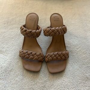 Woven Sandal Block Heel A New Day Size 8.5